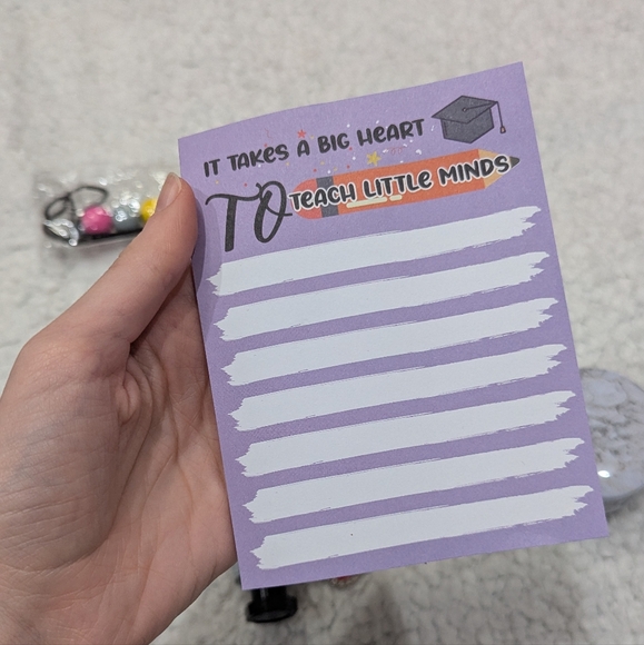 Best Teacher Ever Glass Tumbler with Teacher Survival Kit - Picture 13 of 16